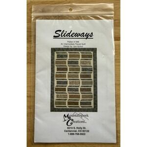 Slideways Pattern 368 Pieced Quilt Kari Nichols Mountainpeek Creations